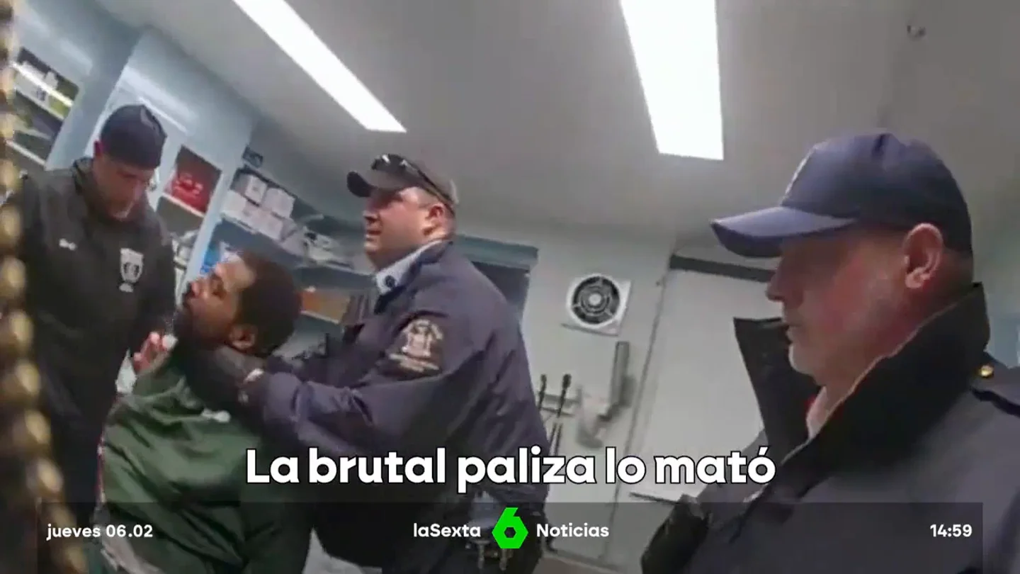 Brutal paliza a Robert Brooks brutal paliza