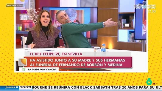 Juan y Medio, tras ver la portada del "beso de la reconciliación" del Rey Felipe y la Infanta Cristina: "Lleva peluquín" Juan y Medio, tras ver la portada del "beso de la reconciliación" del Rey Felipe y la Infanta Cristina: "Lleva peluquín"
