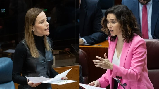 Fotomontaje. Isabel Pérez-Moñino e Isabel Díaz Ayuso. Fotomontaje. Isabel Pérez-Moñino e Isabel Díaz Ayuso.