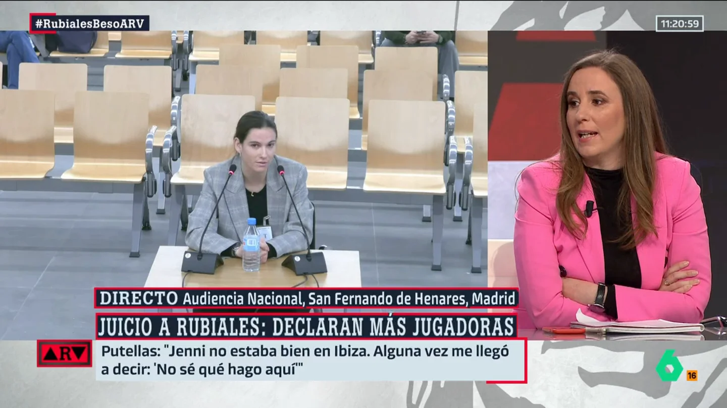 Natalia Junquera, sobre la "chulería" de Rubiales y su equipo en el juicio: "Siguen sin entender lo que han hecho" Natalia Junquera, sobre la "chulería" de Rubiales y su equipo en el juicio: "Siguen sin entender lo que han hecho"