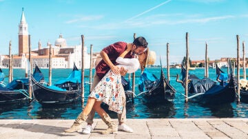 Pareja en Venecia