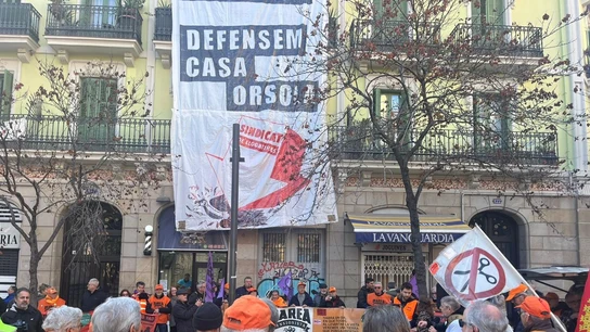 Imagen de archivo de una concentración de pensionistas en Casa Orsola. Imagen de archivo de una concentración de pensionistas en Casa Orsola.