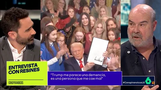 Antonio Resines: "¿Trump? Me parece una demencia, no le envidio ni el pelo" Antonio Resines: "¿Trump? Me parece una demencia, no le envidio ni el pelo"