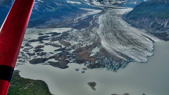 Vista aérea de Alaska, en una imagen de archivo Vista aérea de Alaska, en una imagen de archivo