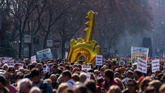 Manifestación en Madrid por una vivienda digna Manifestación en Madrid por una vivienda digna