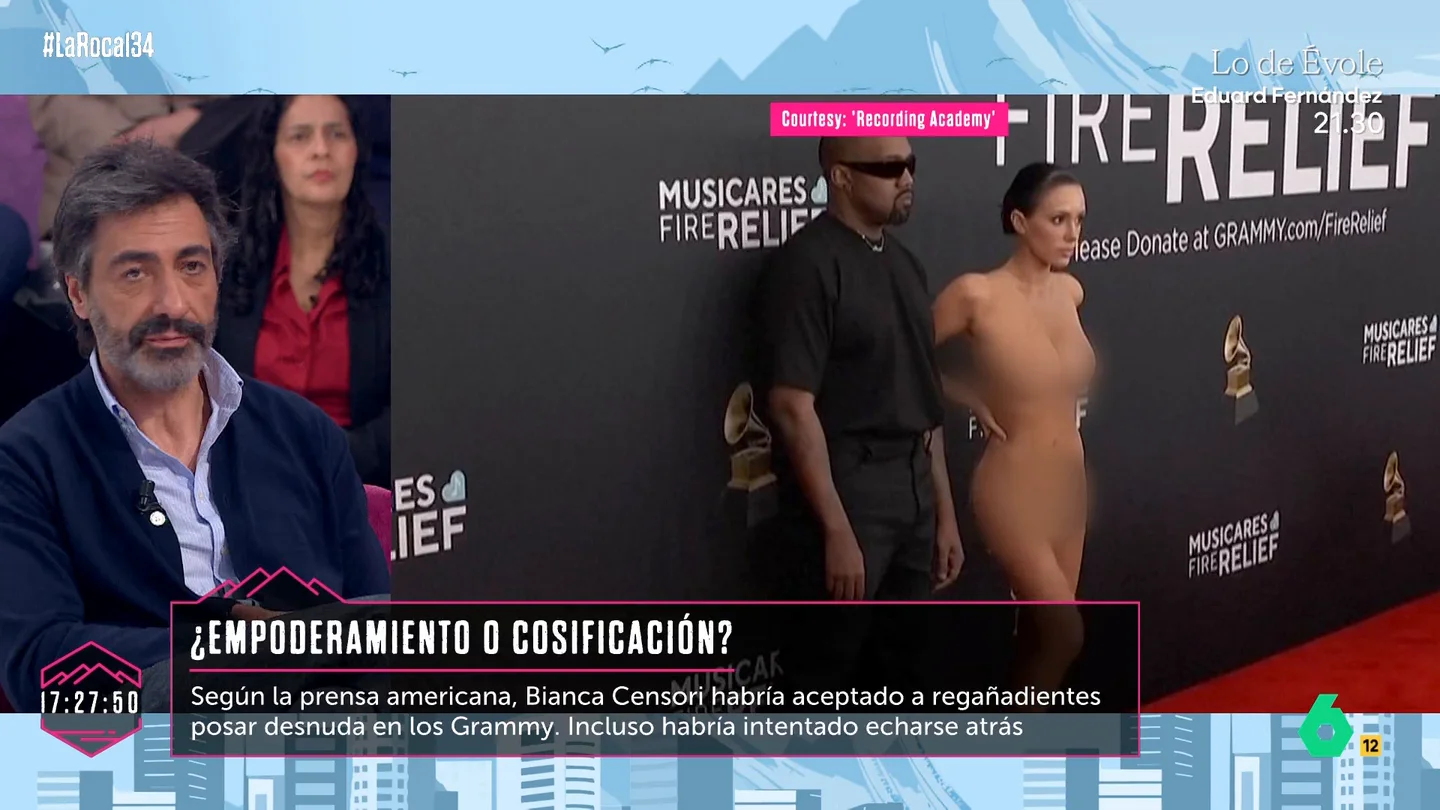 Juan del Val, sobre el vestido de Bianca Censori Juan del Val, sobre el vestido de Bianca Censori