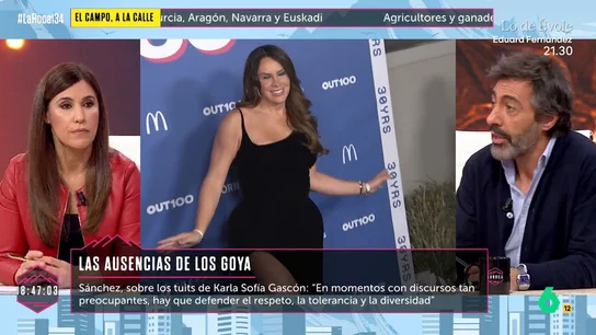 Juan del Val: "La gestión de Karla Sofía Gascón no ha sido la más adecuada" Juan del Val: "La gestión de Karla Sofía Gascón no ha sido la más adecuada"