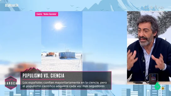 Juan del Val: "Sí, ridiculizo a los terraplanistas, a los antivacunas y a los de que el hombre no ha llegado la Luna" Juan del Val: "Sí, ridiculizo a los terraplanistas, a los antivacunas y a los de que el hombre no ha llegado la Luna"