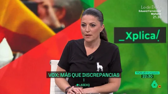 Macarena Olona, en laSexta Xplica Macarena Olona, en laSexta Xplica