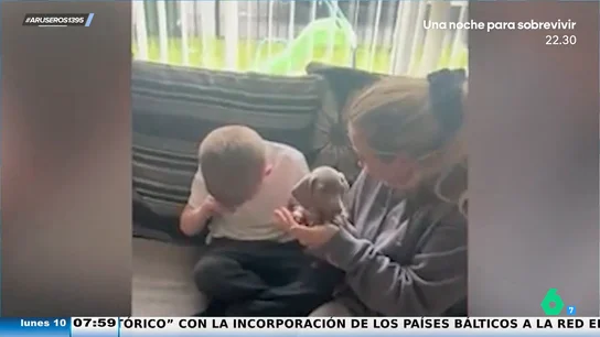 La reacción de estos niños cuando su madre les presenta al nuevo miembro de la familia: ¡un cachorro de perro salchicha! La reacción de estos niños cuando su madre les presenta al nuevo miembro de la familia: ¡un cachorro de perro salchicha!