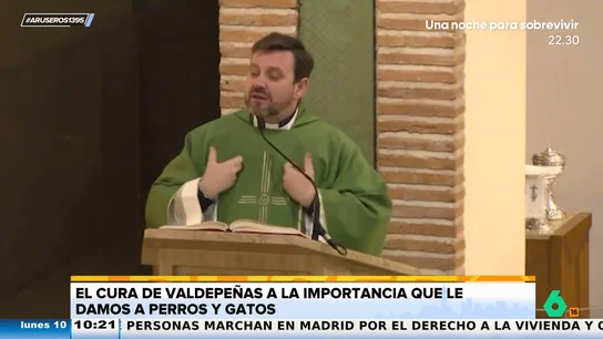 El cura de Valdepeñas, sobre dar prioridad a las personas antes que a los perros y gatos: "Si queremos ser de Jesús..." El cura de Valdepeñas, sobre dar prioridad a las personas antes que a los perros y gatos: "Si queremos ser de Jesús..."