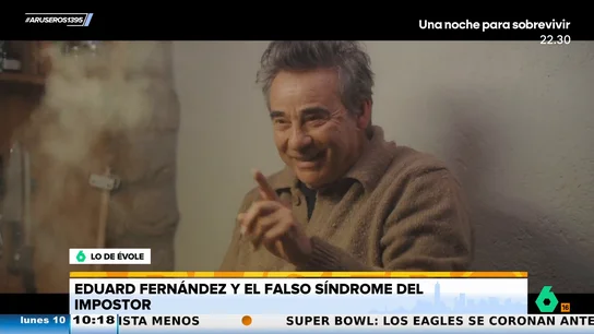 Alfonso Arús reacciona a la reflexión de Eduard Fernández y Jordi Évole del síndrome del impostor: "Es verdad" Alfonso Arús reacciona a la reflexión de Eduard Fernández y Jordi Évole del síndrome del impostor: "Es verdad"