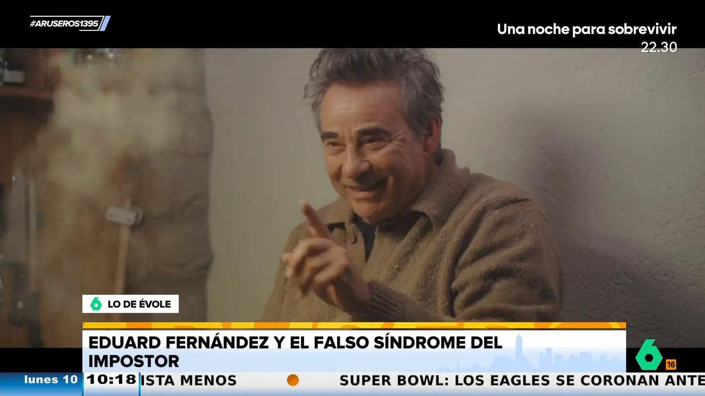 Alfonso Arús reacciona a la reflexión de Eduard Fernández y Jordi Évole del síndrome del impostor: "Es verdad" Alfonso Arús reacciona a la reflexión de Eduard Fernández y Jordi Évole del síndrome del impostor: "Es verdad"