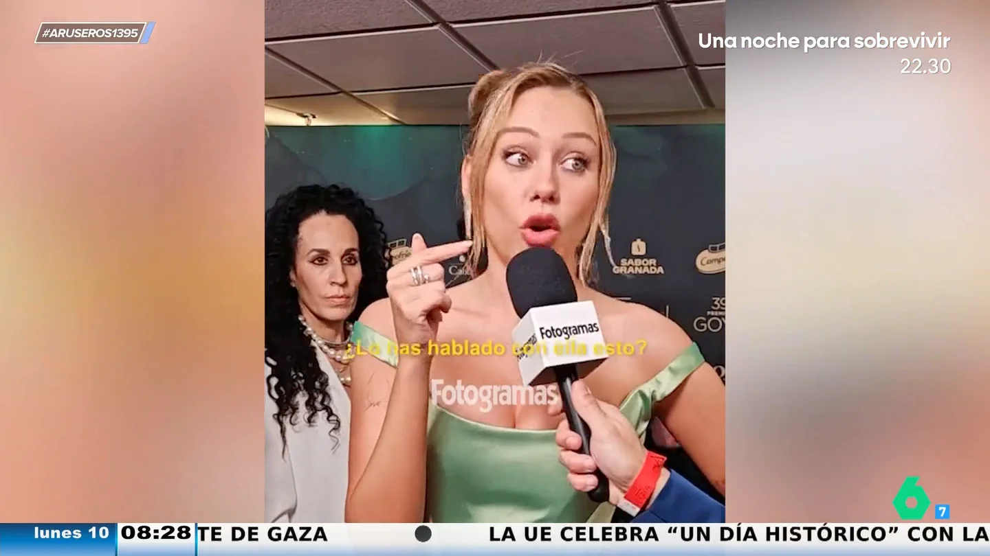 Ester Expósito, de la idea de Alfonso Arús de que interprete a Belén Esteban: "Ahí gano el Goya" Ester Expósito, de la idea de Alfonso Arús de que interprete a Belén Esteban: "Ahí gano el Goya"