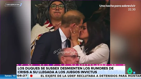 Meghan Markle y el príncipe Harry desmienten su crisis con este beso en los Juegos Invictus Meghan Markle y el príncipe Harry desmienten su crisis con este beso en los Juegos Invictus