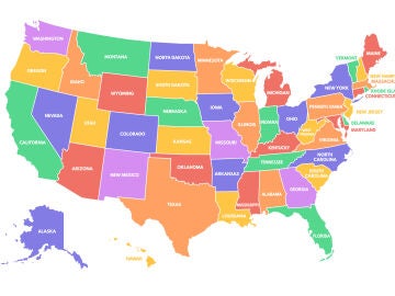 Mapa de Estados Unidos