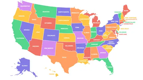 Mapa de Estados Unidos Mapa de Estados Unidos