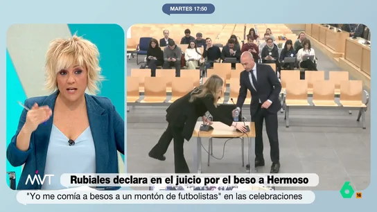 Cristina pardo: "Me importa un pito si Rubiales besaba a sus compañeros del Levante, en este caso se trata de un superior y una subordinada" Cristina pardo: "Me importa un pito si Rubiales besaba a sus compañeros del Levante, en este caso se trata de un superior y una subordinada"