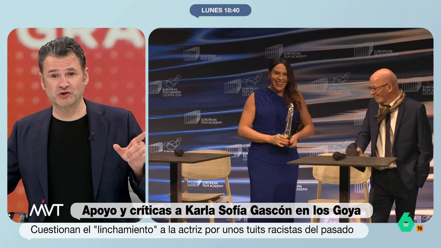 Iñaki López rompe una lanza por Karla Sofía Gascón: "No se juzga a todo el mundo con el mismo filtro" Iñaki López rompe una lanza por Karla Sofía Gascón: "No se juzga a todo el mundo con el mismo filtro"