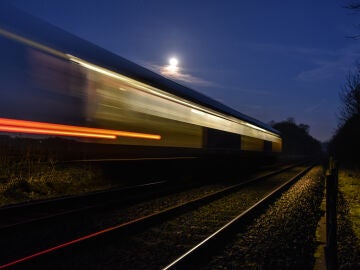 Imagen de archivo de un tren nocturno