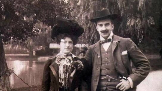 Mar&iacute;a Mestayer y su marido, Ram&oacute;n Echag&uuml;e