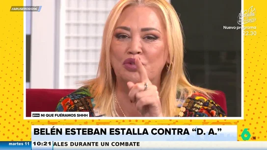 Belén Esteban estalla contra un periodista para defender a Anabel Pantoja: "Cuidadito, ya te lo advertí" Belén Esteban estalla contra un periodista para defender a Anabel Pantoja: "Cuidadito, ya te lo advertí"