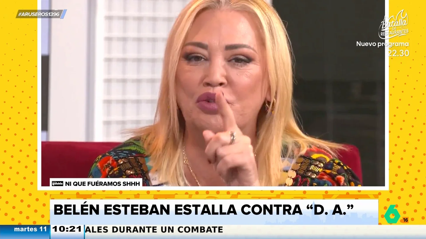 Belén Esteban estalla contra un periodista para defender a Anabel Pantoja: "Cuidadito, ya te lo advertí" Belén Esteban estalla contra un periodista para defender a Anabel Pantoja: "Cuidadito, ya te lo advertí"