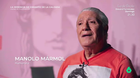 El humorista Manolo Mármol desvela que querían "cargarse" a Chiquito de la Calzada en el tercer programa de Genio y Figura: "Luego subió como la clara de huevo" El humorista Manolo Mármol desvela que querían "cargarse" a Chiquito de la Calzada en el tercer programa de Genio y Figura: "Luego subió como la clara de huevo"