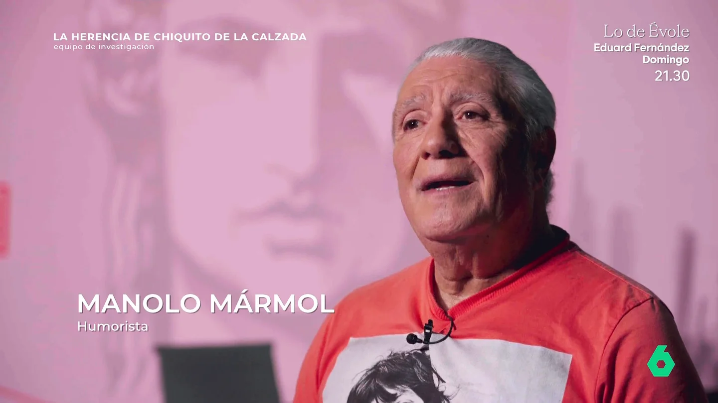 El humorista Manolo Mármol desvela que querían "cargarse" a Chiquito de la Calzada en el tercer programa de Genio y Figura: "Luego subió como la clara de huevo" El humorista Manolo Mármol desvela que querían "cargarse" a Chiquito de la Calzada en el tercer programa de Genio y Figura: "Luego subió como la clara de huevo"
