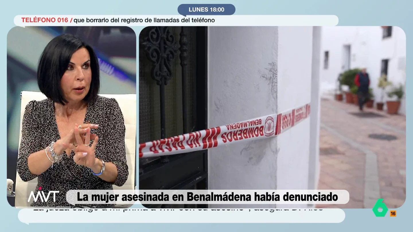 "Es un algoritmo": Bea de Vicente explica cómo se calcula el riesgo en casos de violencia machista como el de Benalmádena "Es un algoritmo": Bea de Vicente explica cómo se calcula el riesgo en casos de violencia machista como el de Benalmádena