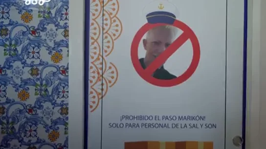 "Prohibido el paso, 'marikón'": el curioso cartel de La Sal y el Son sorprende a los concursantes de Batalla de restaurantes Málaga "Prohibido el paso, 'marikón'": el curioso cartel de La Sal y el Son sorprende a los concursantes de Batalla de restaurantes Málaga