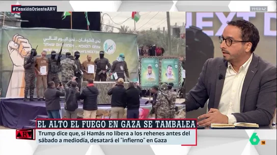 Francisco Carrión analiza la guerra en Gaza: "Netanyahu está envalentonado, no tiene incentivos para seguir con el alto el fuego" Francisco Carrión analiza la guerra en Gaza: "Netanyahu está envalentonado, no tiene incentivos para seguir con el alto el fuego"