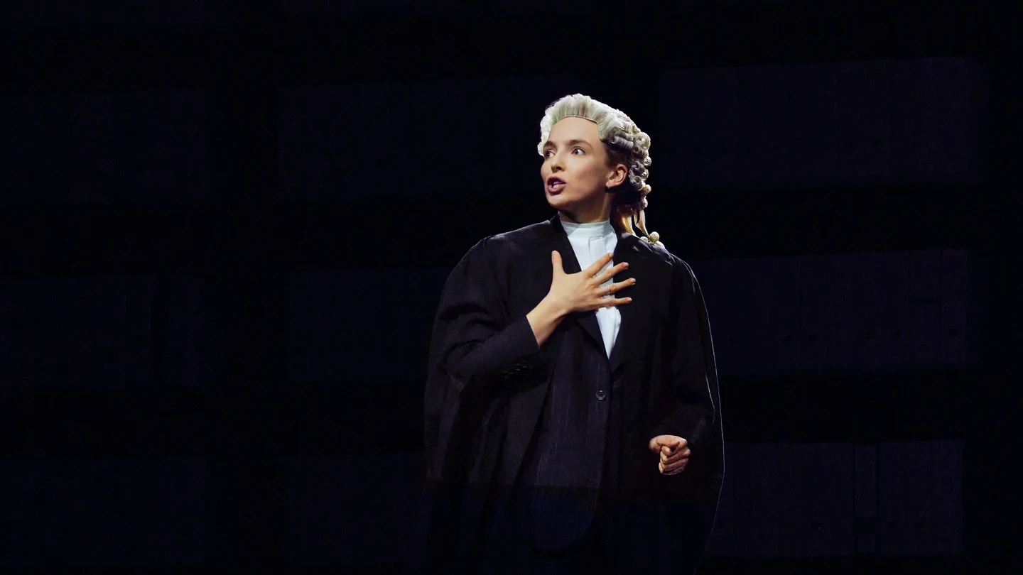La actriz Jodie Cormer en la versión inglesa de la obra 'Prima facie' La actriz Jodie Cormer en la versión inglesa de la obra 'Prima facie'