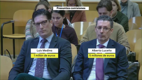 Medina y Luceño se sientan en el banquillo por la estafa de las mascarillas Medina y Luceño se sientan en el banquillo por la estafa de las mascarillas