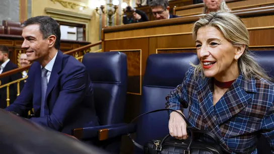 El presidente del Gobierno, Pedro Sánchez, y la vicepresidenta segunda, Yolanda Díaz El presidente del Gobierno, Pedro Sánchez, y la vicepresidenta segunda, Yolanda Díaz