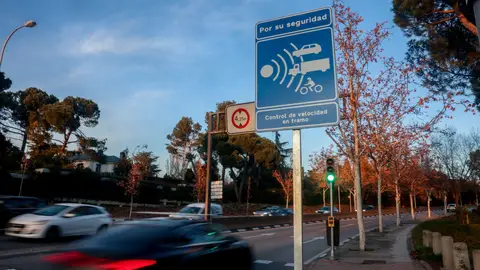 Señal de radar de velocidad Señal de radar de velocidad