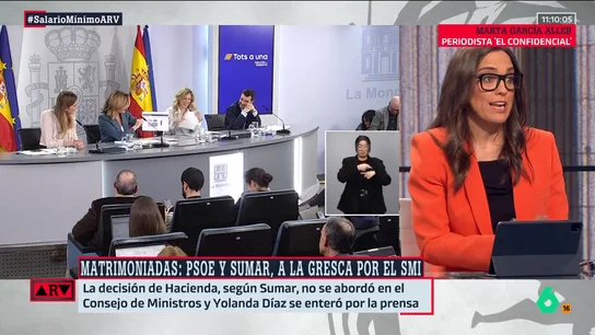 Marta García Aller reacciona al 'choque' de Yolanda Díaz con Hacienda: "Es muy poco de izquierdas trasladar que tributar es malo" Marta García Aller reacciona al 'choque' de Yolanda Díaz con Hacienda: "Es muy poco de izquierdas trasladar que tributar es malo"