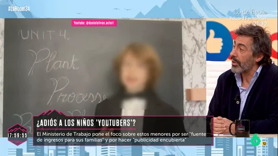 LaRoca Juan del Val apunta a los padres por los 'niños youtubers': "Les ves en el fútbol y es una proyección de que su hijo sea Messi" LaRoca Juan del Val apunta a los padres por los 'niños youtubers': "Les ves en el fútbol y es una proyección de que su hijo sea Messi"
