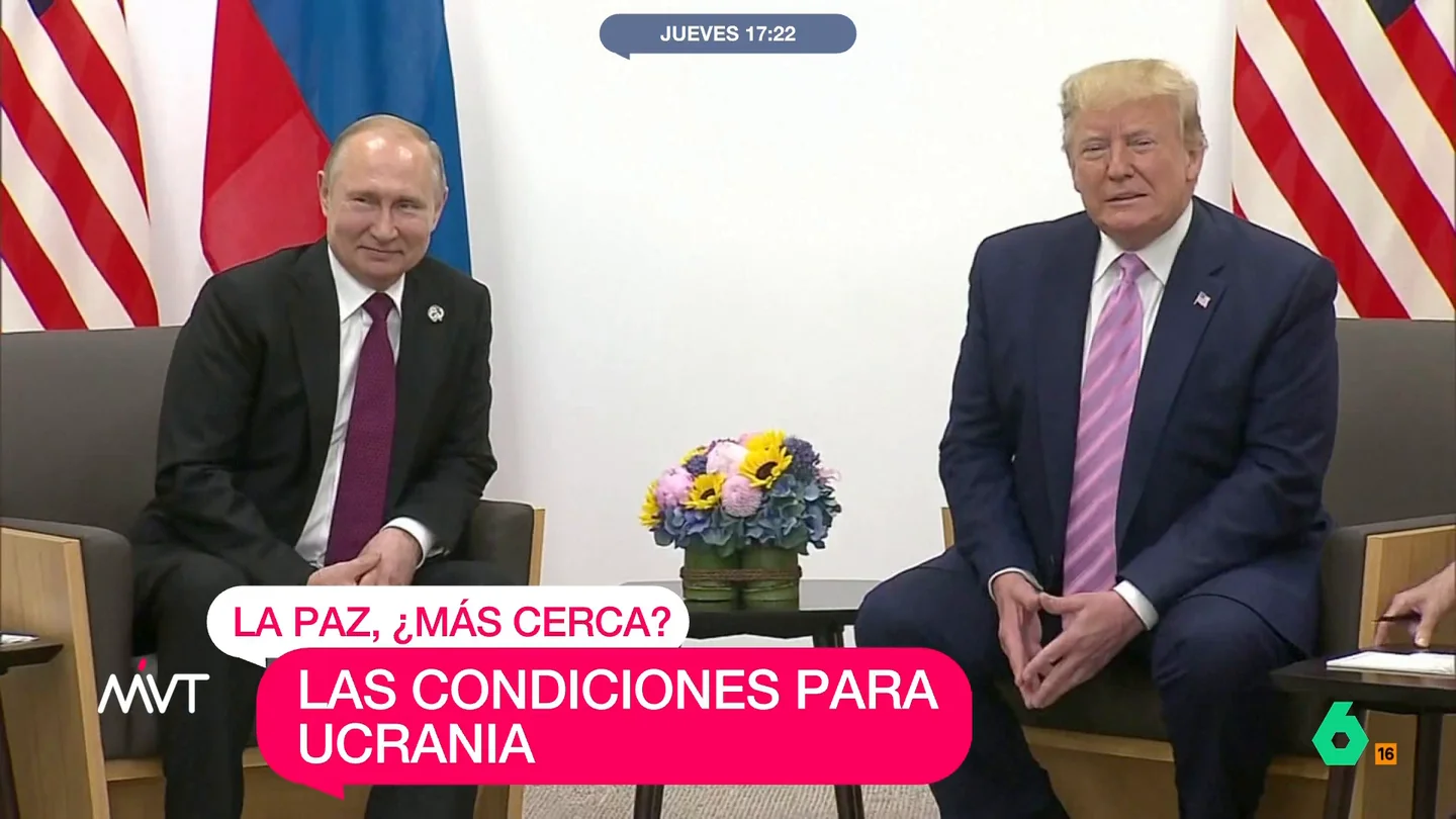 Iñaki López, sobre las conversaciones entre Trump y Putin sobre Ucrania: "Europa, una vez más, es apartada por irrelevante" Iñaki López reflexiona en este vídeo sobre las negociaciones entre Donald Trump y Vladimir Putin para la paz en Ucrania, sin que el país invadido ni la Unión Europea estén participando activamente.