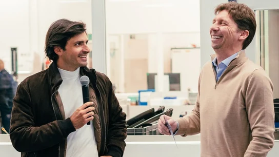 Carlos Sainz y James Vowles Carlos Sainz y James Vowles