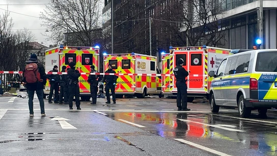 Escenario del atropello masivo en Múnich Escenario del atropello masivo en Múnich