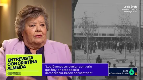 Así explicaría Cristina Almeida a un joven qué fue la dictadura Así explicaría Cristina Almeida a un joven qué fue la dictadura