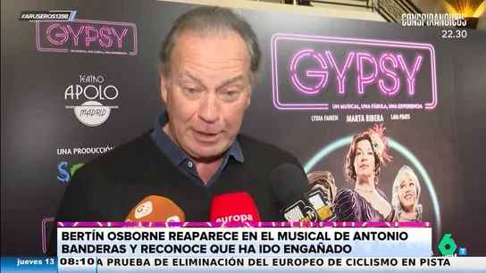 El zasca de Bertín Osborne en el musical de su amigo Antonio Banderas: "Yo prefiero estar en mi casa en Sevilla" El zasca de Bertín Osborne en el musical de su amigo Antonio Banderas: "Yo prefiero estar en mi casa en Sevilla"