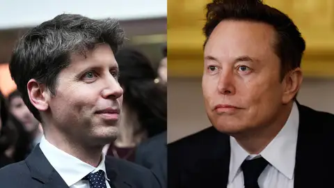 Sam Altman y Elon Musk, cofundadores de OpenAI Sam Altman y Elon Musk, cofundadores de OpenAI