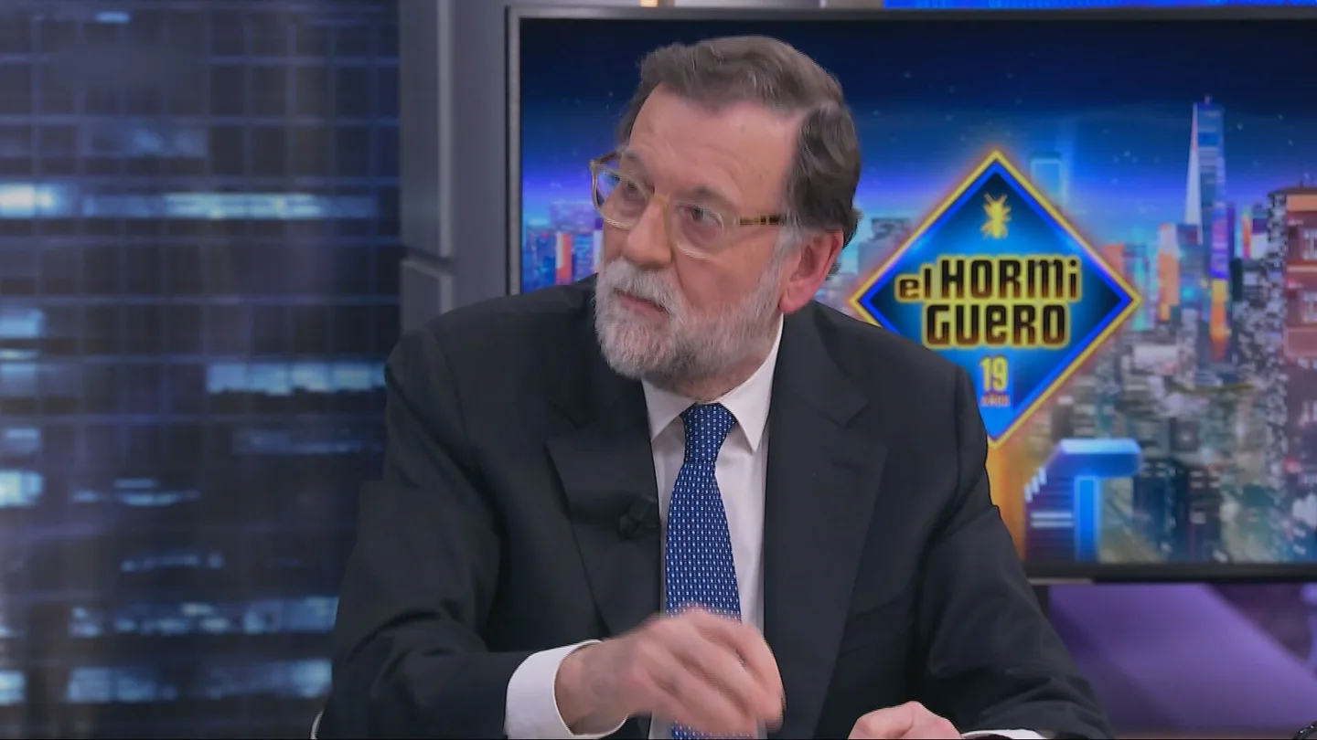 El expresidente del Gobierno Mariano Rajoy, este jueves en 'El Hormiguero'. El expresidente del Gobierno Mariano Rajoy, este jueves en 'El Hormiguero'.