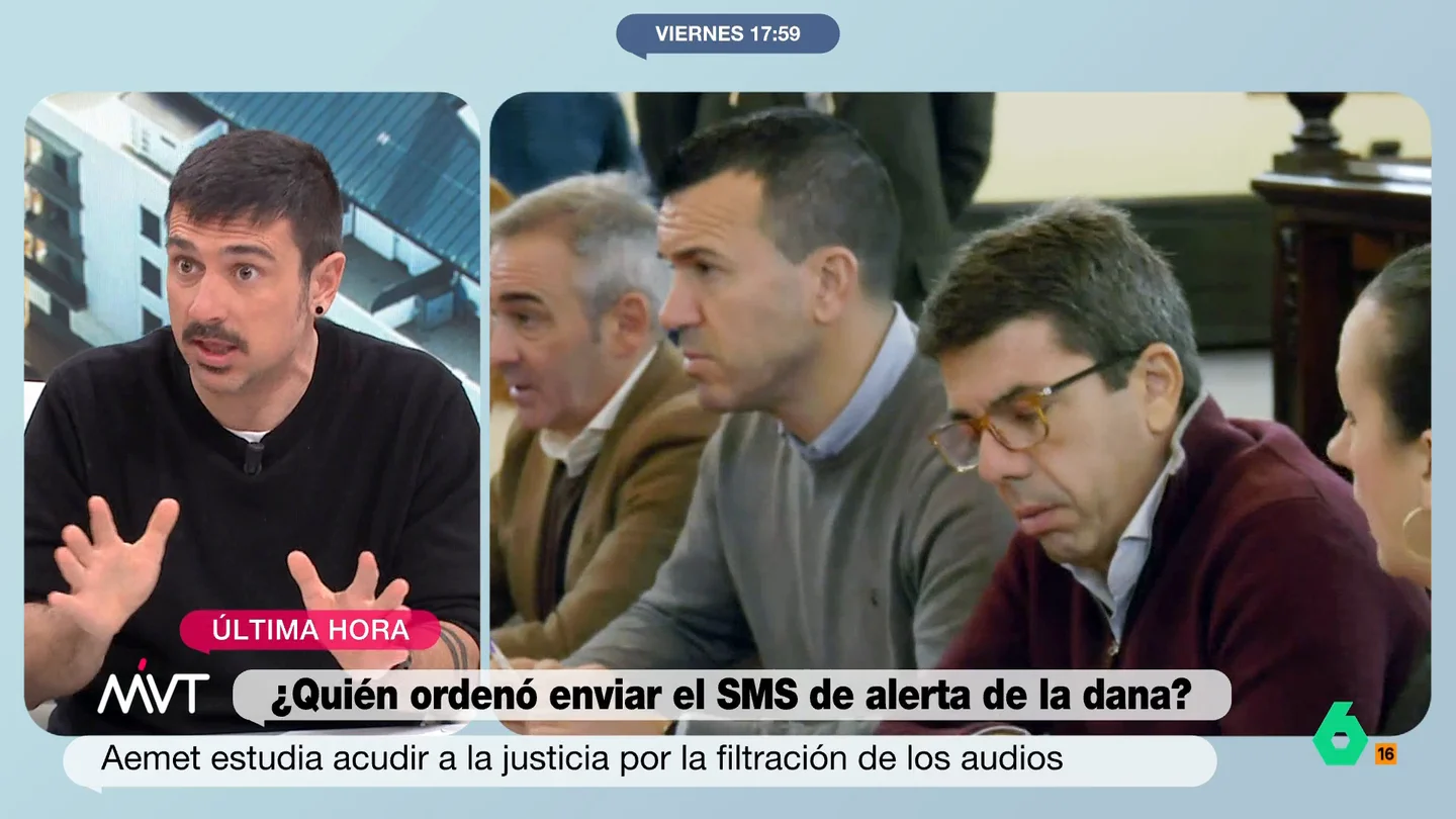 Ramón Espinar: "Todo esto es una operación para salvar un solo culo, el de Mazón Ramón Espinar: "Todo esto es una operación para salvar un solo culo, el de Mazón