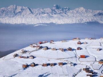Monta&ntilde;as nevadas en Georgia