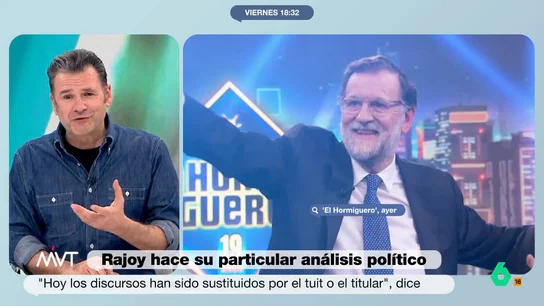 Iñaki López, sobre la visita de Rajoy a El Hormiguero  Iñaki López, sobre la visita de Rajoy a El Hormiguero