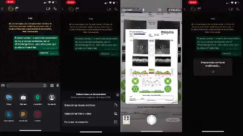 Escaneando documento con WhatsApp Escaneando documento con WhatsApp