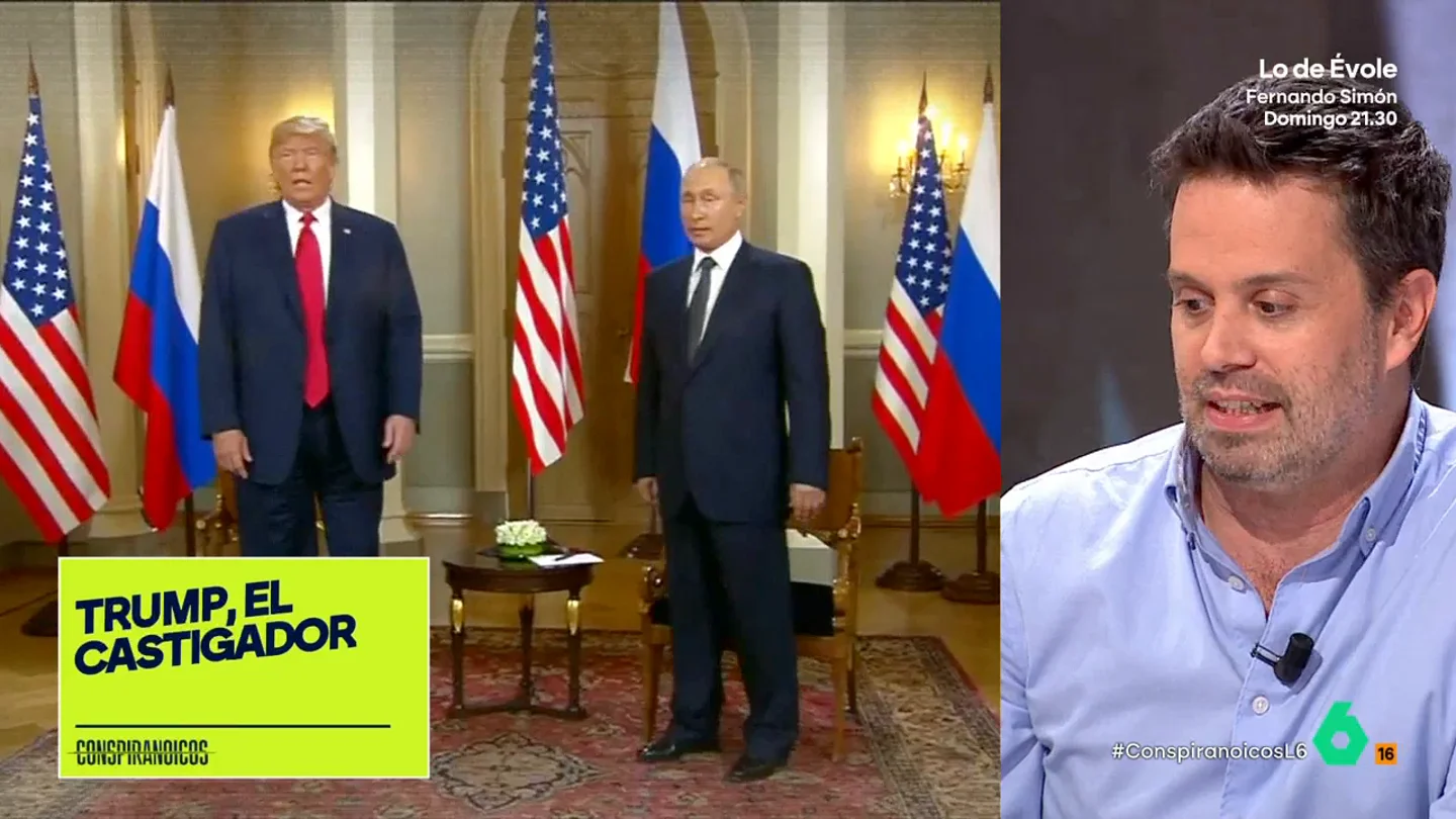 Xavier Colás reflexiona sobre la 'lucha' de testosterona de Trump y Putin: "Le va a salir cara, sobre todo, a EEUU" Xavier Colás reflexiona sobre la 'lucha' de testosterona de Trump y Putin: "Le va a salir cara, sobre todo, a EEUU"